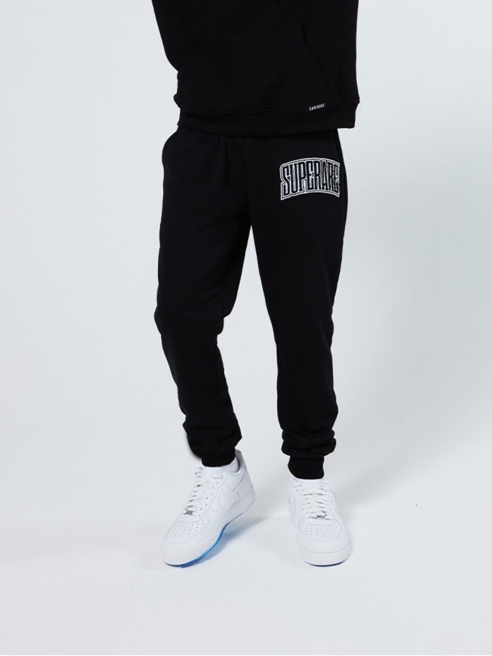 Black Logo Jogger Pants